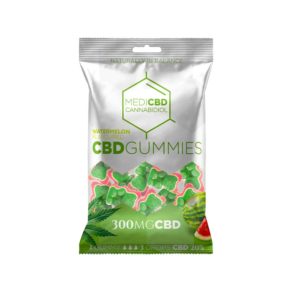 Bonbons CBD 300 mg nounours Pastèque