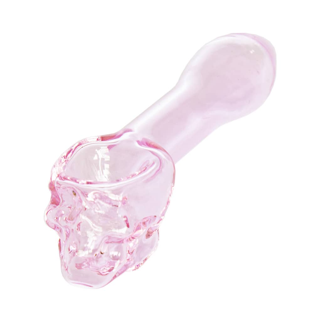 Pipe en verre tête de mort