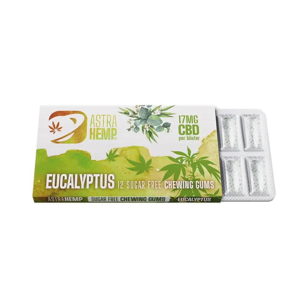 Chewing-gums CBD Eucalyptus