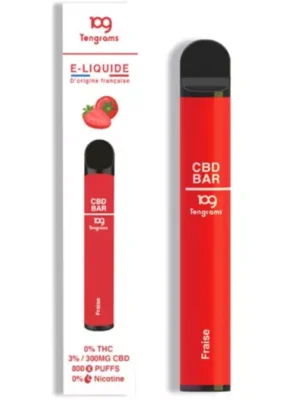 Puff fraise CBD