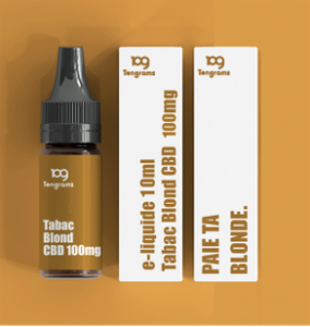 E-liquide tabac blond CBD