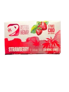 chewing-gum fraise cbd