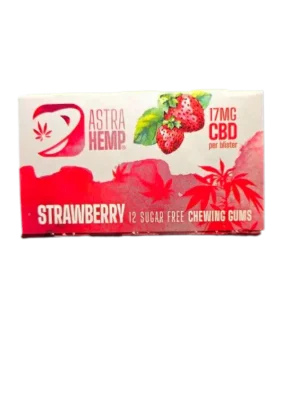 chewing-gum fraise cbd